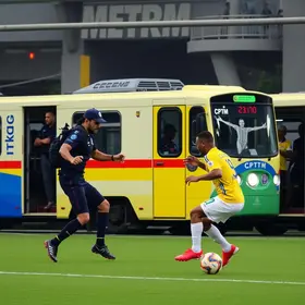 Metrô e CPTM operação especial jogo Brasil
